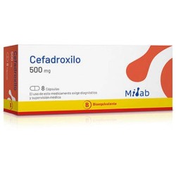 CEFADROXILO 500MG 8 CAPSULAS MINTLAB