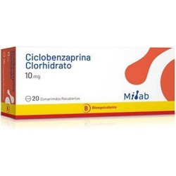 CICLOBENZAPRINA CLORHIDRATO 10MG X 20 MINTLAB