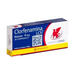 CLORFENAMINA MALEATO 4 MG X 20 G(BP)