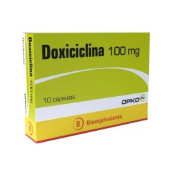 DOXICICLINA 100 MG x 10 CAPS