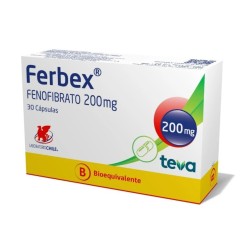 FERBEX 200 MG 30 ORAL CAPSULES