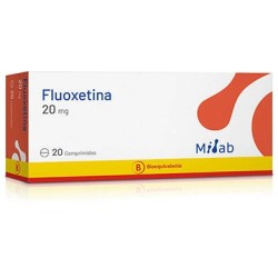 FLUOXETINA 20MG 20 COMP MINTLAB