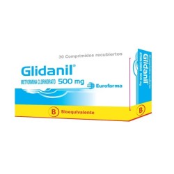 GLIDANIL 500mg.  BE  x  30 compr.