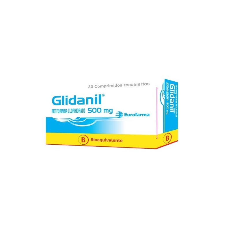 GLIDANIL 500mg.  BE  x  30 compr.