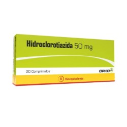 HIDROCLOROTIAZIDA 50MG 20 COMP OPKO