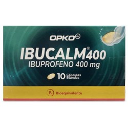 IBUPROFENO IBUCALM 400MGX 10 CAP BLANDAS LAB OPKO