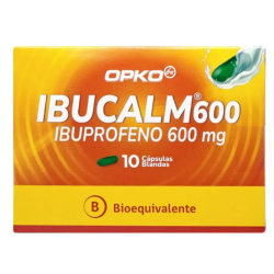 IBUPROFENO IBUCALM 600 MG X10 CAPS BLANDAS LAB OPKO