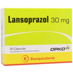 LANSOPRAZOL 30 MG 30 CAPSULAS OPKO