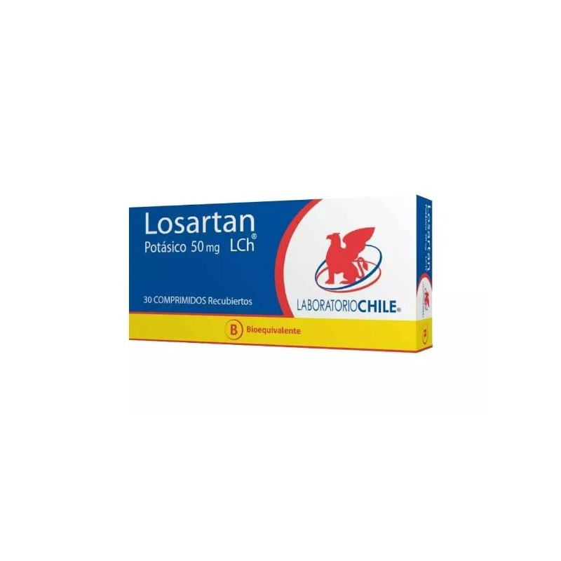 LOSARTAN POTASICO 50 MG X 30 CR