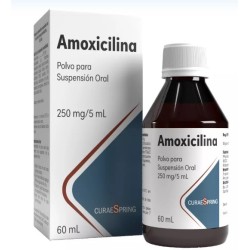 AMOXICILINA 250MG/5M SUS ORAL FCO 60ML (CURAESPRING)