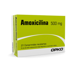 AMOXICILINA 500 MG BE X 21 CAPSULAS OPKO