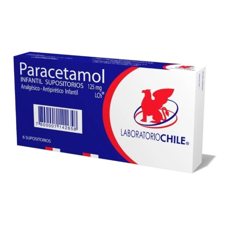 PARACETAMOL 1NF 125 MG X 6 SUPOSIT