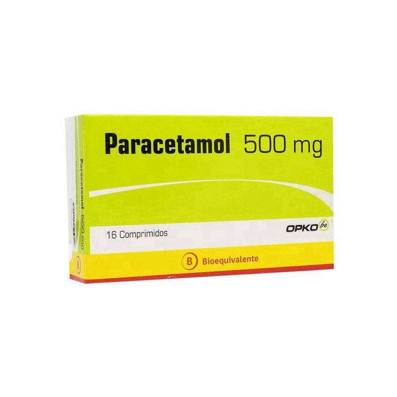 PARACETAMOL 500MG X 16 COMP OPKO