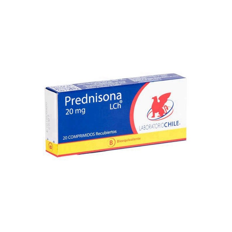 PREDNISONA 20MG 20 COMP REC CHILE