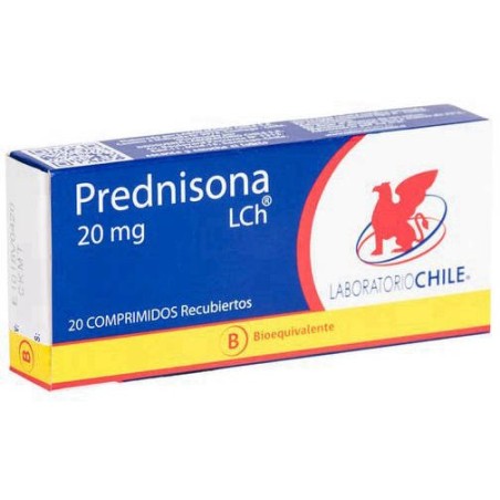 PREDNISONA 20MG 20 COMP REC CHILE