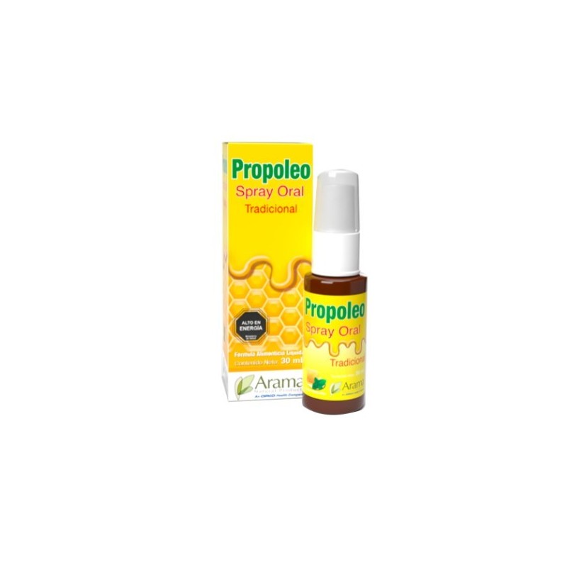 PROPOLIO  MIEL SPRAY ORAL  TRADICCIONAL 30 ML LAB ARAMA