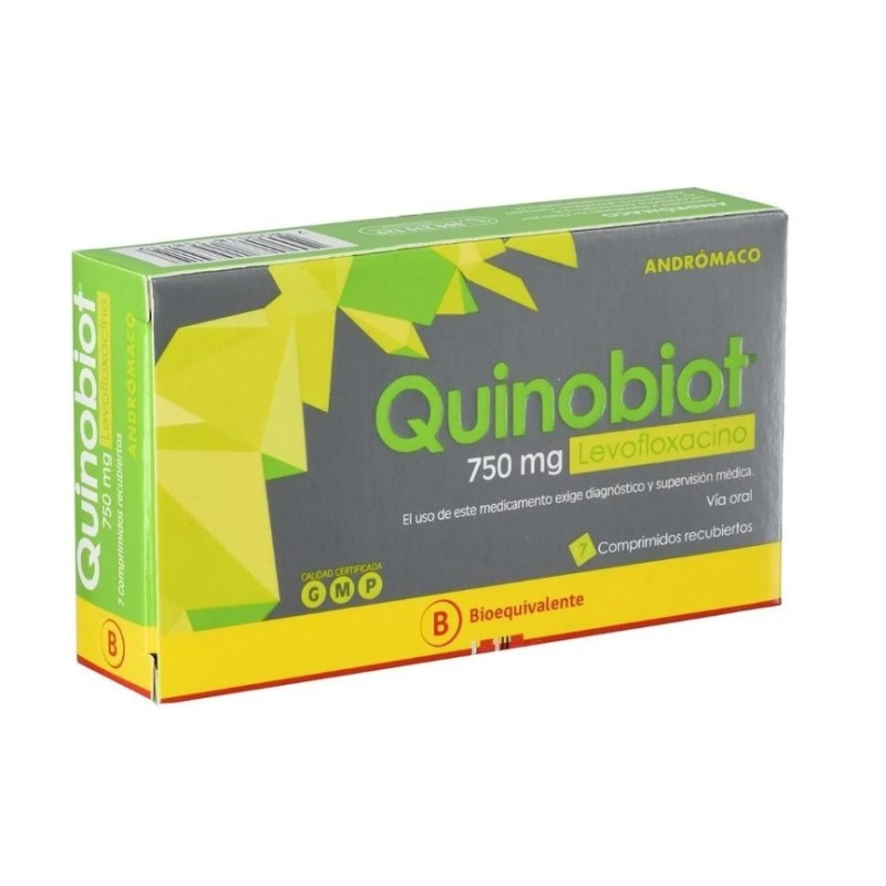 QUINOBIOT REC 750 MG X 7 (BE) Levofloxacino