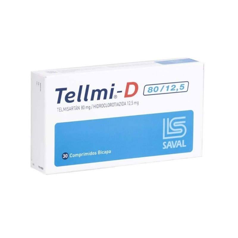 TELLMI-D 80 mg-12,5 mg x 30 Comprimidos