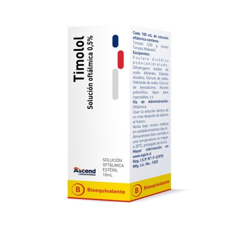 TIMOLOL BE S.OFT 0,5% 10ML