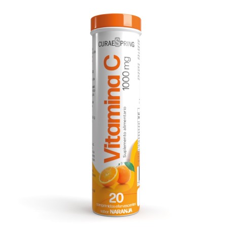 VITAMINA C EFERVESCENTES 1000MG 20 COMP CURAESPRING