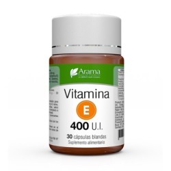 VITAMINA E 400 UI X 30 CAP BLANDAS ARAMA