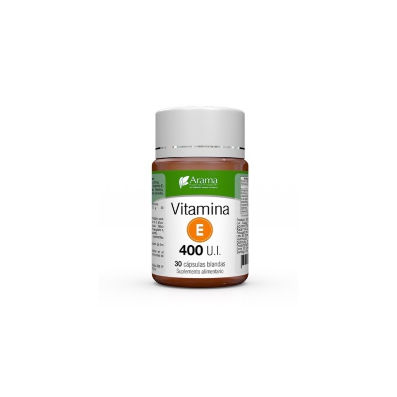 VITAMINA E 400 UI X 30 CAP BLANDAS ARAMA