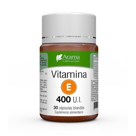 VITAMINA E 400 UI X 30 CAP BLANDAS ARAMA