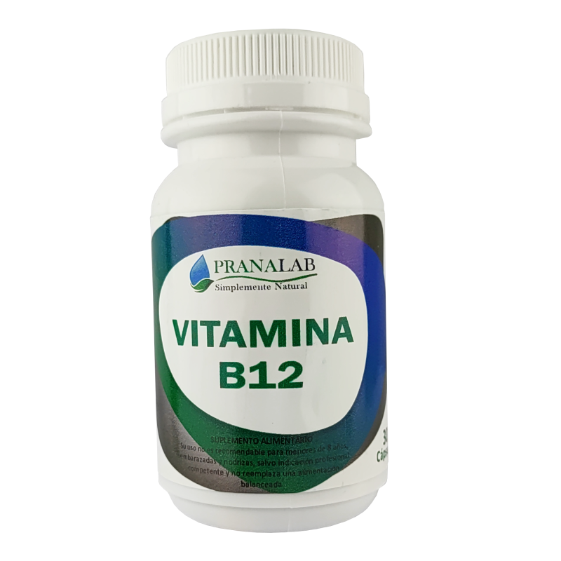 VITAMINA B12 30 CAP PRANALAB