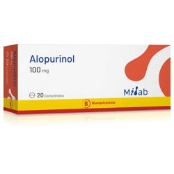 ALOPURINOL 100MGX 20COMP LAB MINTLAB