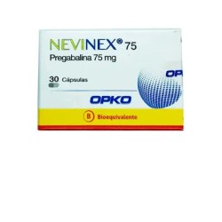 PREGABALINA (NEVINEX) 75MG 100 CAPSULAS OPKO