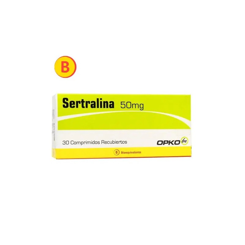 SERTRALINA 50 MG. CAJA 30 COMP. REC.